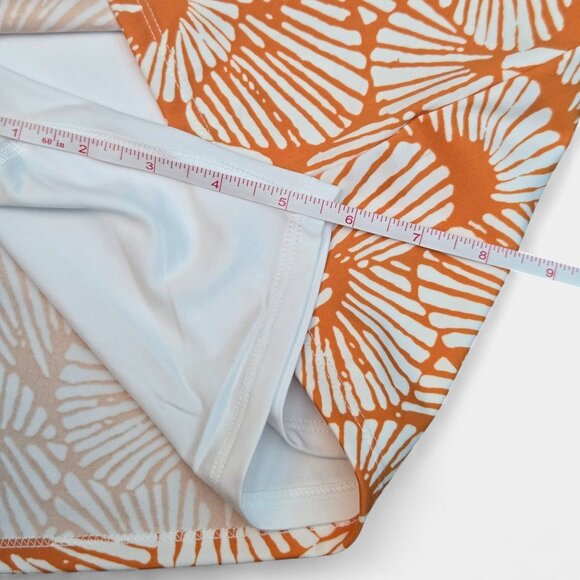 Tommy Bahama Golf Skort Orange White L Pickleball Athleisure Sporty Resort NWT - Picture 11 of 11